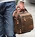 Kenox Durable Vintage Multifunction Canvas Shoulder Bag Business Messenger Bag Ipad Bag Tote Bag Satchel Bag (Brown)