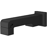 Pfister TBS-02SHW Modern Square 8-11/16" Integrated Diverter Tub Spout - Matte Black
