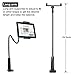 NOPNOG Cell Phone Stand Tablet Clip Holder Long Arm Gooseneck Flexible Lazy Bracket for ipad/iPhone X/8/7/6/6s Plus Samsung Note Galaxy S8/S7 Mount for Desktop Bedroom, Office, Bathroom, Kitchen