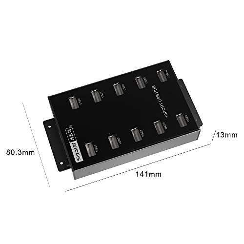 Sipolar 10 Port USB 2.0 HUB Great for Bitcoin Miner