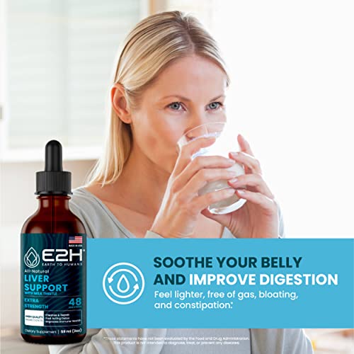 E2H Liver Support Supplement with Milk Thistle Liver Cleanse and
