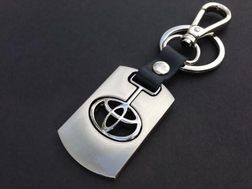 Toyota Chrome Logo Keyring Key Chain Fob Prius Camry Corolla Highlander