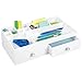 InterDesign 2 Drawer Cosmetic Organizer for Vanity Cabinet to Hold Makeup, Beauty Products - White