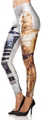 Ninimour- Digital Print Leggings (AMS069) (white)