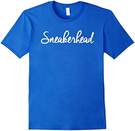 Mens Sneakerhead Slogan T-Shirt - Trainer Streetwear Hip Hop Tee 2XL Royal Blue