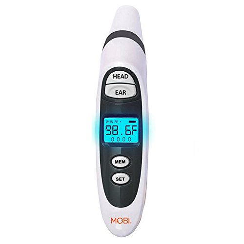 MOBI DualScan PRIME Ear & Forehead Thermometer with Food & Bottle Readings