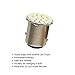 HOTSYSTEM 12V 1157 22 SMD LED Bulbs for Car Brake Light Stop Light Tail Light Reverse Lamp White 10-Pack