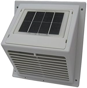 Amazon アスデン ソーラー換気扇 一体型 スイッチ無 白 Asv 101 Wh Diy 工具 ガーデン