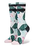 STANCE Women's Jaclyn Classic Crew Socks, Cream, Medium