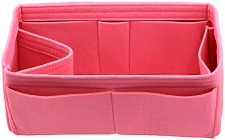 Felt Purse Handbag Tote Organizer Insert - Multi Pocket Storage Liner & Shaper