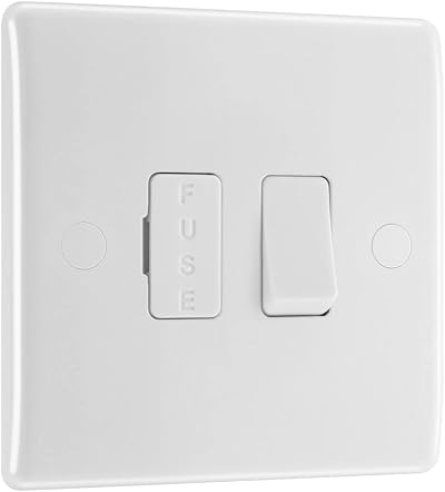 BG Electrical Switched Fused Connection Unit Nexus 800 White 13A 35mm
