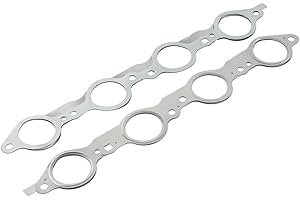 Zieichy 2Pcs LS MLS Multi Layer Header Exhaust Manifold Gasket Set Compatible with All 97-16 LS1 LS3 (Except LS7),Replace 12617944
