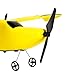 RC Airplane, Sacow Z50 2.4G 2CH Gyro RTF Remote Control Glider 350mm Wingspan EPP Micro Indoor RC Airplane (Yellow)