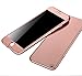 SEEKFULL iPhone 6 Plus Case, iPhone 6s Plus Case, 360 Full Body Protection Ultra-Thin Hard Slim Case with [Tempered Glass Screen Protector] case for Apple iPhone 6 plus/6s Plus (Rose Gold)