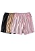 Comfort Choice Women's Plus Size 3-Pack Nylon Boxer Briefs Basic Assorted,15