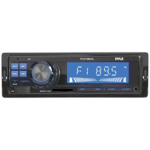 Pyle-PLR15MUA-InDash-Receiver-with-USBSD-Card-Readers-AuxIn-iPodMP3-Player-AMFM-Radio