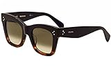 Celine 41098 F/S 0QLT Havana Blue Blue Sunglasses