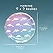 Disposable Plates - 80-Count Paper Plates, Dolphin Party Supplies for Appetizer, Lunch, Dinner, and Dessert, Kids Birthdays, 9 inches in Diameter