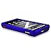 Rubberized Blue Motorola Droid X MB810 Premium Phone Protector Hard Cover Case