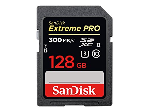 Sandisk Extreme Pro - Flash Memory Card - 128 GB - SDXC UHS-II - Black - SanDisk