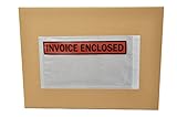 Invoice Enclosed Envelopes 5.5" x 10" Panel Face