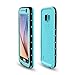 Samsung Galaxy S6 Waterproof Case, Meritcase Galaxy S6 IP68 Full Body Waterproof Dirt Proof Snowproof Shockproof Case for Outdoor Swimming Surfing Diving Snorkeling-Blue