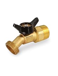 Suministros Everflow 46343 nl sin plomo no Kink 3 4 Inch mip quarter Turn Manguera Bibb