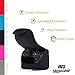MegaGear MG446 Panasonic Lumix DMC-FZ2500, DMC-FZ2000, DMC-FZ1000 Ultra Light Neoprene Camera Case - Black, PU Leather