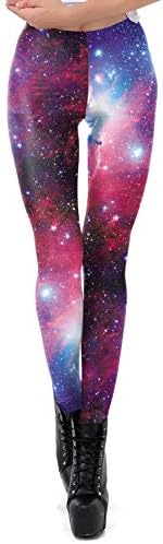 color cosplayer Women's Ugly Christmas Printed Leggings Stretchy Funny Costume Tights