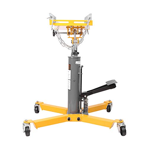 Three T 1500lbs Hydraulic Transmission Jack 2 Stage With 360 Degree Wheel for Car Lift Auto - Thumbnail 3