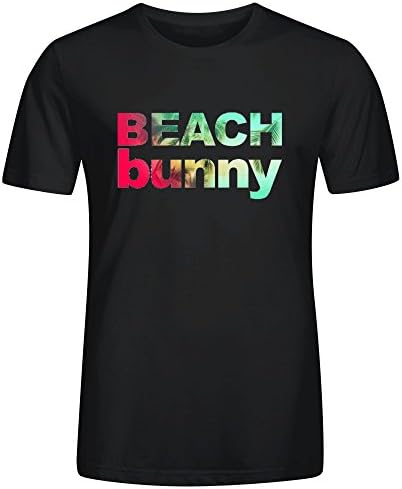 Beach Bunny Men CrewNeck Tee-Shirts Black