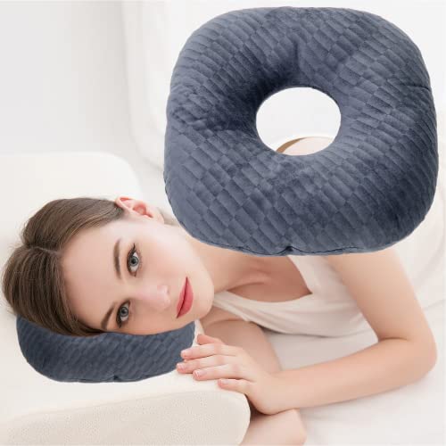 Ear Piercing Pillow for Side Sleepers with Ear Hole, Donut Pillow - Main Image