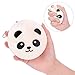 Wendy Mall 4PCS Mini Kawaii Cute Funny Panda Squishy Bread Charms Strap for Bag Cell Phone Car Keys Bun Toys Keychain