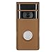 Wasserstein Colorful & Protective Silicone Skins for Ring Video Doorbell 2 - Protect and Camouflage your Ring Video Doorbell 2 with these UV light- and weather-resistant silicone skins (Brown)