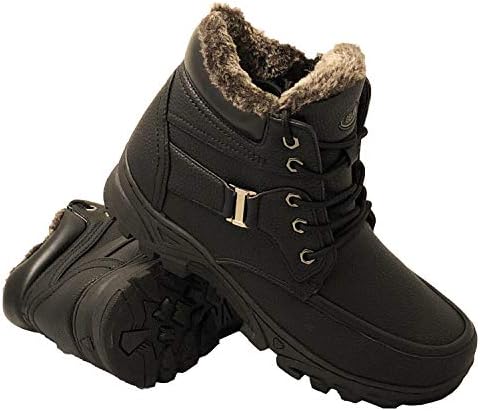 Gelato Mens Snow Winter Hiking Boots Warm Fur Lined Ankle Booties
