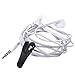 BLUECELL Black Color Headphone Headset Cable Cord Clip Holder - Clips onto Your Clothing to Keep Earphone Microphone Cord in Place Pack of 6 pcs