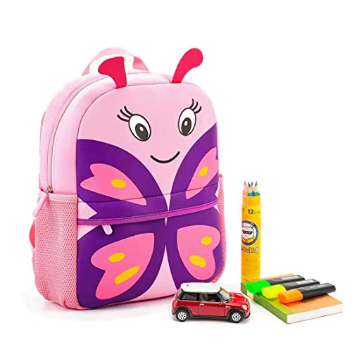 4 Backpack+Waterproof+Preschool+Schoolbag+Butterfly