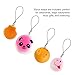Teenitor 30 PCS Random Kawaii Mini Soft Squishy Foods Panda Bread Bun Toasts Multi Donuts Phone Straps Charm Gift