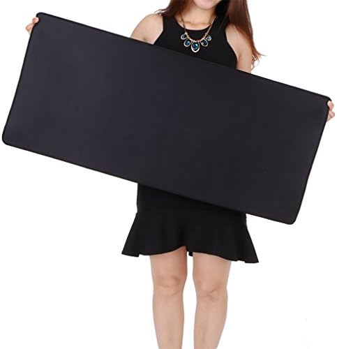 Centuntryfront Large Size Mouse Pad Plain Extended Water-Resistant Anti-Slip Natural Rubber Gaming Mousepad 800x400x3 mm