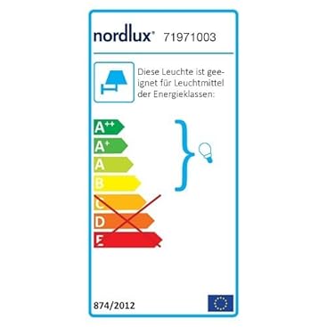 Nordlux Wandleuchte Darwin 18W E27 matt schwarz 71971003: Amazon.de