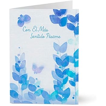 Amazon Com Hallmark Vida Spanish Religious Sympathy Greeting