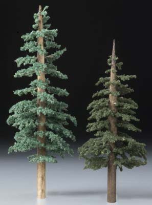 Woodland Scenics TR1628 Premium Lodgepole Tree, 5-6" (2)