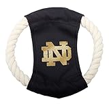 Pet Goods Manufacturing DISCRP-092 NCAA Notre Dame Fighting Irish Rope Disc Dog Toy