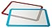 Kitch N' Wares Silicone Baking Mat, Non-Stick Cooking Mat - 2 Pack - Red and Blue - 11.5 X 16.5 Inches