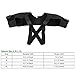 Double Shoulder Support Belt, Neoprene Adjustable Brace Correction Band for Protector Shoulder Injury Prevention and Help Recovery (S)