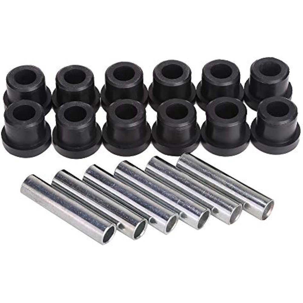 Bushing Kit For Club Car, Front Rear Leaf Spring & Upper A Arm