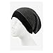 AN- Casual Unisex Lightweight Skinny Stripes Beanie Hat Cap (Black CharcoalGray)