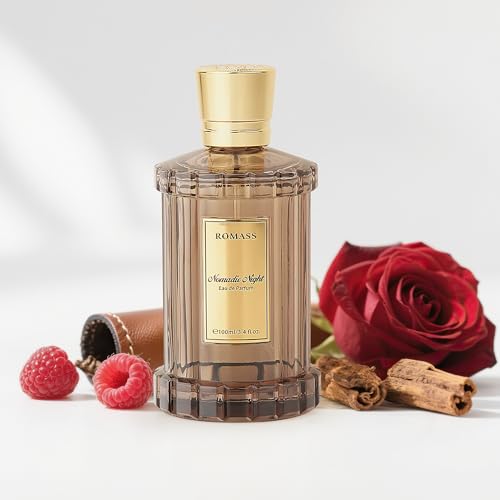 ROMASS Nomadic Night Eau de Parfum Unisex Fragrance with Smoked Oud Desert Sage & Starry Amber 3.4oz/100ml
