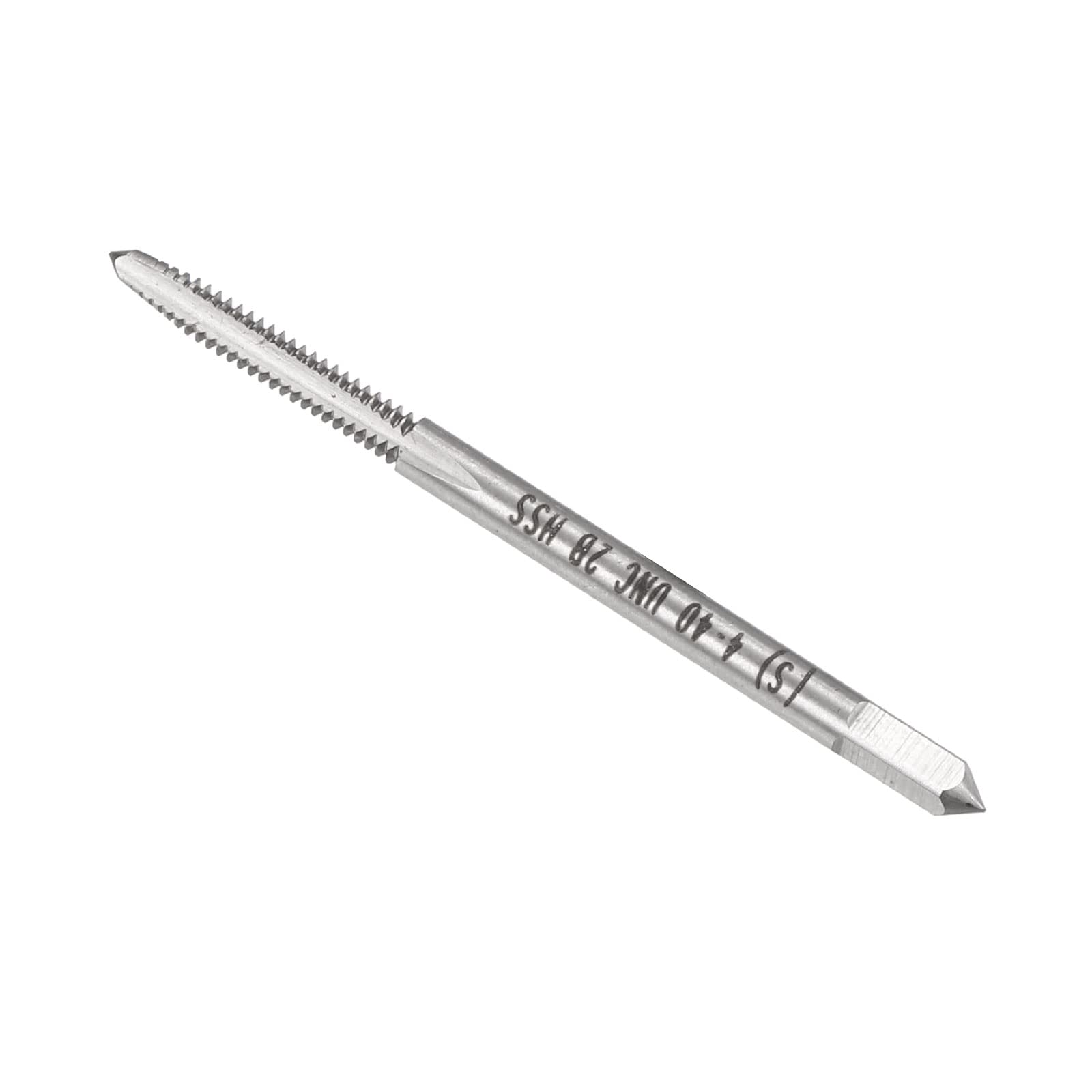 CoCud Thread Milling Taps, 4#-40 UNC Thread 2B, M42 High Speed Steel Machine 3 Straight Flutes Screw Threading Tool - (Applications: for Tapping Drilling Machine), 1-Piece