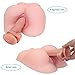 Rzoeox Sex Doll Male Masturbator, Realistic TPE 3D Love Dolls with Tight Vagina and Anal Extremely Soft Ass Adult Sex Toy for Men (10.24 x 9.06 x 4.33in,5.5lb)